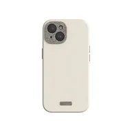 Etui i futerały do telefonów - Moshi Napa MagSafe - Skórzane etui iPhone 15 (Eggnog White) - miniaturka - grafika 1