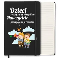 Notesy i bloczki - NOTES W LINIE 120 STR CZAR PREZENT DLA PRZEDSZKOLANKI DZIEŃ NAUCZYCIELA WZ - miniaturka - grafika 1