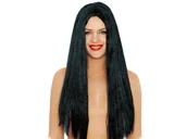 Dodatki do strojów karnawałowych - Guirca Peruka party "Sara" czarne GUIRCA GU4176 - miniaturka - grafika 1