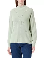 Swetry damskie - Garcia Damski sweter T20246_Ladies Pulower, miętowa czerwień, XS - miniaturka - grafika 1