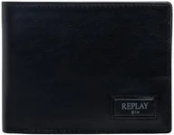 Portfele - Replay Męski portfel na akcesoria podróżne FM5321, 0098 Black, 0098 Czarny, L 13 X H 10 CM - miniaturka - grafika 1