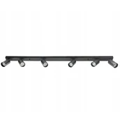 Lampy sufitowe - Ruchoma lampa sufitowa CGLISTSPOT listwa do sypialni czarna - miniaturka - grafika 1