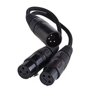Furutech ADL ADL iHP-4M3 Adapter Adapter 4PIN XLR męski na 2 x 3PIN XLR żeński) +9 sklepów przyjdź przetestuj lub zamów online+ 2016490473777140331 - Inne akcesoria audio-wideo - miniaturka - grafika 1