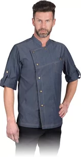 Reis MAESTO - męska bluza z długim rękawem, 6 zatrzasków, 70% poliester, 30% bawełna, 180 g/m - S-3XL. - Odzież robocza - miniaturka - grafika 1
