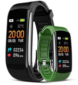 Smartband - Giewont Fit&GO Duo GW200-5 - Black + Pasek Go Green - miniaturka - grafika 1