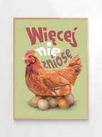 Obrazy i zdjęcia na płótnie - Plakat Więcej nie zniosę - miniaturka - grafika 1