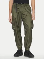 Spodnie sportowe męskie - Nike Spodnie dresowe FB7911 Khaki Regular Fit - miniaturka - grafika 1