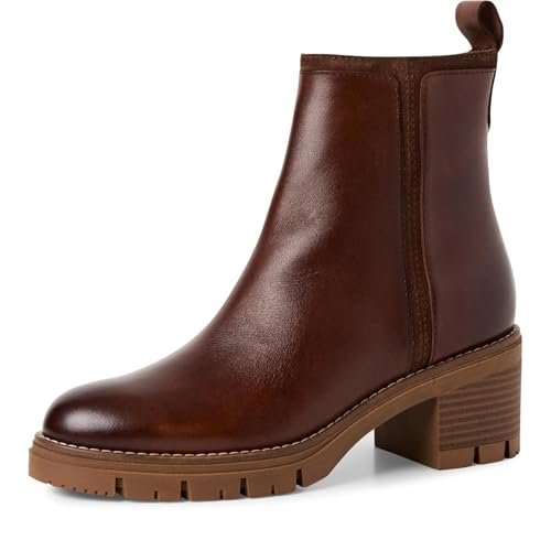 Marco Tozzi Damskie 2-25452-45 modne kozaki, kasztan, 39 EU, chestnut, 39 EU