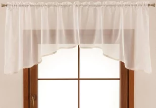 Dekoria Lambrekin łuk Lily z koronką ecru 350x80 cm Woale 470-900-01 - Firany - miniaturka - grafika 1