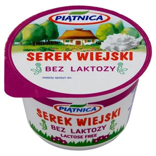 Piątnica - Serek wiejski bez laktozy - Sery - miniaturka - grafika 1