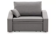 Fotele - Fotel rozkładany do salonu, Vertico, 90 cm, jasny szary - miniaturka - grafika 1