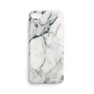 Etui i futerały do telefonów - Wozinsky Marble żelowe etui pokrowiec marmur Samsung Galaxy S22 Ultra biały - miniaturka - grafika 1