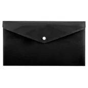 Artykuły biurowe - Penmate Koperta na zatrzask B6/DL PP-115 czarna - miniaturka - grafika 1