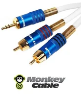 Kable - Kabel audio MONKEYCABLE Jack 3.5 Stereo, 2RCA Concept MCTJ2P5, 5 m - miniaturka - grafika 1