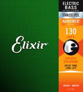Struny gitarowe  - Elixir 13436 .130 Nanoweb pojedynczy sznur basowy ze stali nierdzewnej - miniaturka - grafika 1