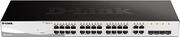 Pozostałe akcesoria sieciowe - D-LINK 24-Port Layer2 Smart Managed Gigabit Switch dlink green 3.0 24x 10/100/1000Mbit/s TP RJ-45 Port4x TP Combo Port/SFP Slot - miniaturka - grafika 1