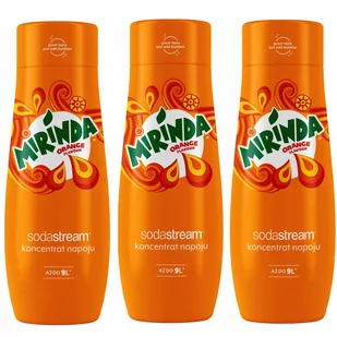 Sodastream Zestaw koncentratów 3 x Mirinda, 440ml - Syropy i koncentraty owocowe - miniaturka - grafika 1