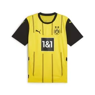 Koszulki sportowe męskie - Męska koszulka domowa Borussia Dortmund 24/25 PUMA Faster Yellow Black - miniaturka - grafika 1