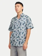 Koszule męskie - Jack&Jones Koszula Joshua 12271089 Niebieski Wide Fit - miniaturka - grafika 1