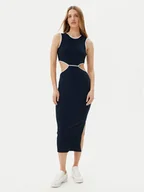 Sukienki - EA7 Emporio Armani Sukienka dzianinowa 7W000301 AF12654 UB102 Granatowy - miniaturka - grafika 1