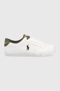 Buty dla dziewczynek - Polo Ralph Lauren sneakersy dziecięce kolor biały - grafika 1