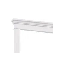 Akcesoria do drzwi - Korona dekoracyjna do ościeżnicy regulowanej 80 biała z opaskami maskującymi Classen - miniaturka - grafika 1