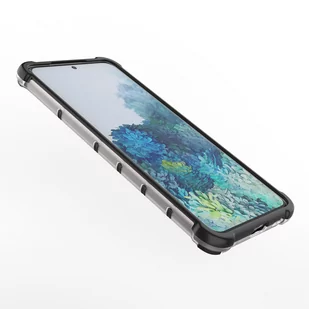Honeycomb etui pancerny pokrowiec z żelową ramką Samsung Galaxy S21+ 5G (S21 Plus 5G) przezroczysty - Etui i futerały do telefonów - miniaturka - grafika 10