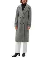 Płaszcze damskie - s.Oliver BLACK LABEL Płaszcz damski z długim rękawem, Szary, 40 - miniaturka - grafika 1