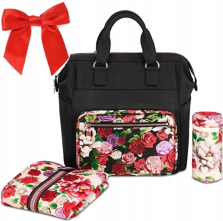 Cybex Torba & Plecak wózka, Spring Blossom Dark Light (Prezent BabyShower)