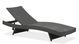 Leżanka z technorattanu WAVE Dark Grey - Focus Garden - Leżaki ogrodowe Leżanka z technorattanu WAVE Dark Grey - Focus Garden - Leżaki ogrodowe - miniaturka - grafika 1