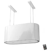 Okapy kuchenne - Maan Santina 80 Biały - miniaturka - grafika 1