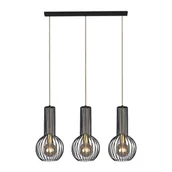 Lampy sufitowe - Kaja ALFRED OLSZEWSKI Żyrandol K-4521 z serii ARVI BLACK - miniaturka - grafika 1