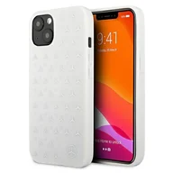 Etui i futerały do telefonów - Mercedes MEHCP13SESPWH iPhone 13 mini 5,4" biały/white hardcase Silver Stars Pattern Mer006964 - miniaturka - grafika 1
