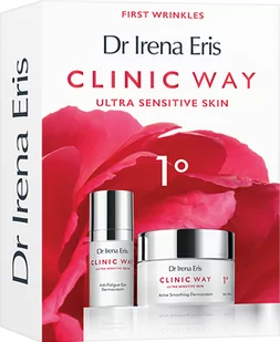 Zestaw Dr Irena Eris Clinic Way 1º Dermokrem Aktywnie Wygładzający Na Dzień SPF15 - 50ml + 1°+2° Dermokrem Pod Oczy Redukujący Objawy Zmęczenia - 15ml - Zestawy kosmetyków damskich - miniaturka - grafika 1