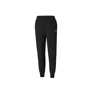 Puma Damskie spodnie do biegania Ess Sweatpants Tr Cl czarny Black-cat M 586842 - Spodnie damskie - miniaturka - grafika 1