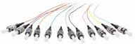 Pigtaile światłowodowe - BKT-ELEKTRONIK Pigtail BKT ST/UPC G652D OS2 easy strip 12 colors set 2m 22QP910C.2 - miniaturka - grafika 1