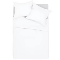 Pościel - Spod Igły i Nitki, Pościel bawełniana 140x200 cm, biała jednobarwna Simply - miniaturka - grafika 1