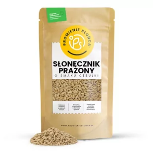 Słonecznik prażony o smaku cebulki 225g - Krakersy - miniaturka - grafika 1