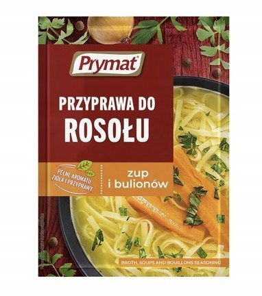 Prymat Przyprawa do rosołu zup i bulionów 28 x 12 g