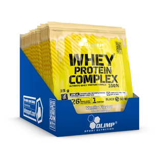 Olimp Whey Protein Complex 100% - 20 x 35 g - Wanilia - Odżywki białkowe - miniaturka - grafika 1