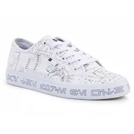 Buty sportowe męskie - Buty DC Sw Manual M ADYS300718-WBL białe - miniaturka - grafika 1