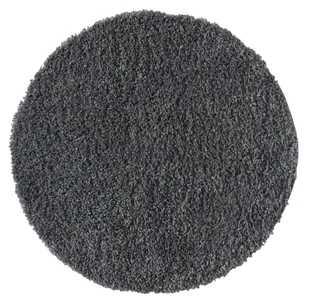 Dywan MY-RUG, dywan z wysokim włosiem Shaggy Star, 100x100, ciemnoszary, lekko błyszczący, wyjątkowo puszysty, okrągły - Dywany - miniaturka - grafika 1