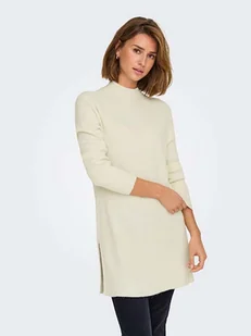 ONLY Sweter w kolorze kremowym - Swetry damskie - miniaturka - grafika 1