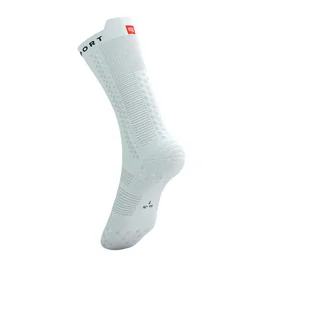 COMPRESSPORT Skarpetki rowerowe PRORACING SOCKS V4 BIKE white/black - Skarpetki kolarskie - miniaturka - grafika 7