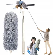 Miotły, szufle, mopy - SZCZOTKA MOP MIOTEŁKA DO KURZU PAJĘCZYN TELESKOPOWA 280CM DŁUGA sprzątanie - miniaturka - grafika 1