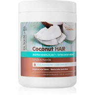 Maski do włosów - Sante Dr Dr Coconut Hair Maska nawilżająca do włosów suchych i łamliwych 1000ml - miniaturka - grafika 1