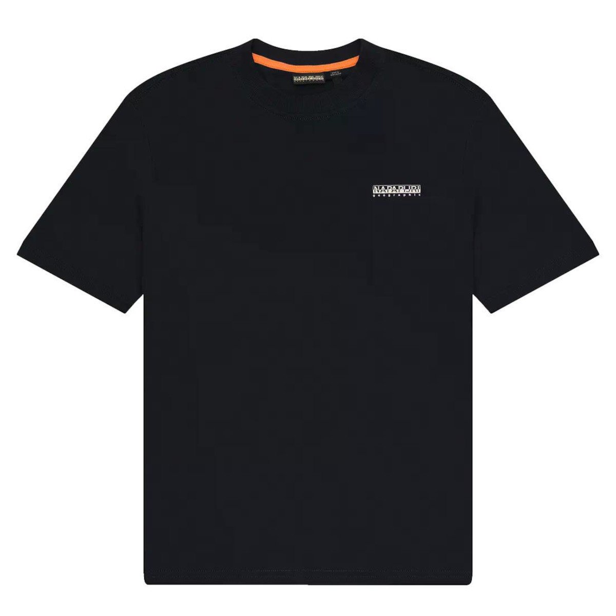 Koszulka męska Napapijri NP0A88TR941 S-SMALL BOX SS Czarna