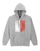 Bluzy damskie - Bluza Motocyklowa Polski Chopper z Motorem Flaga Polska Szara L - miniaturka - grafika 1