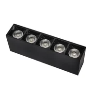 Lampy sufitowe - Lampa liniowa natynkowa 15W  3000K czarna 1061 - Decorativi - miniaturka - grafika 1