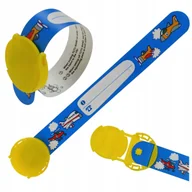 Zabezpieczenia dla dzieci - OPASKA DLA DZIECKA NA RĘKĘ NA NUMER TELEFONU MAMY DO BAGAŻU NIEZGUBKA ICE - miniaturka - grafika 1